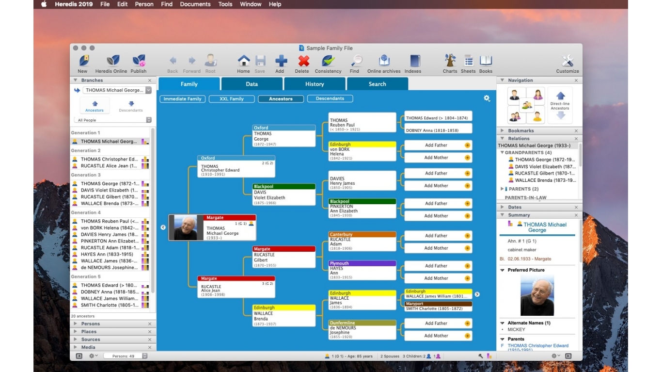 Free genealogy software for mac reviews